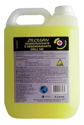 DESINCRUSTANTE- GRILL 540 ZILCLEAN 5 LTS- ZILAR