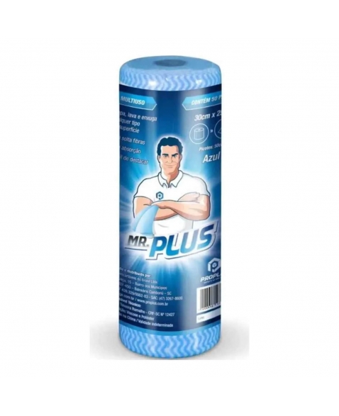 PANO *AZUL* MULTIUSO PERFEX 30CM X 25MTS TALGE