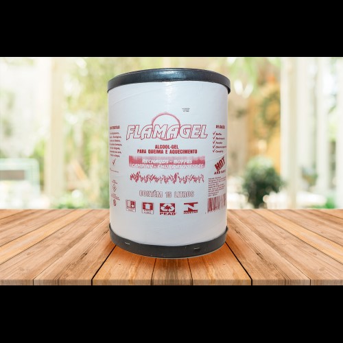 ALCOOL GEL 15 LTS * FLAMAGEL* (ESPECIAL P/ QUEIMA)