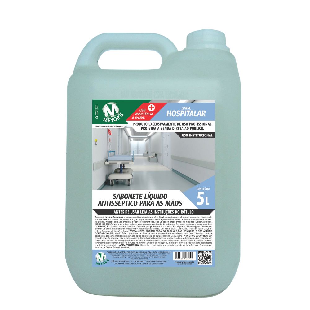 SABONETE LIQUIDO ANTI-SEPTICO - MEYORS 5 LTS