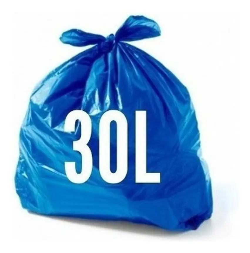 SACO LIXO  AZUL 30 LTS C/50