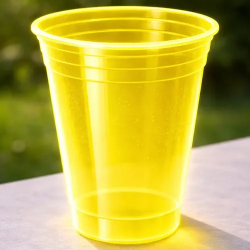 COPO JOY 300 ML(PS) AMARELO C/25