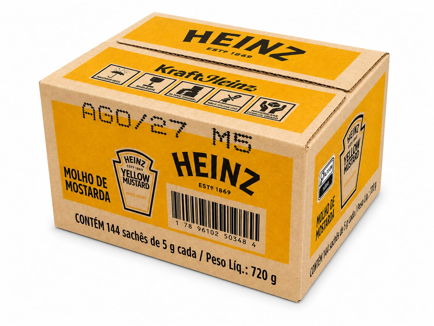 MOSTARDA HEINZ 5 GR CX C/ 144 SACHES