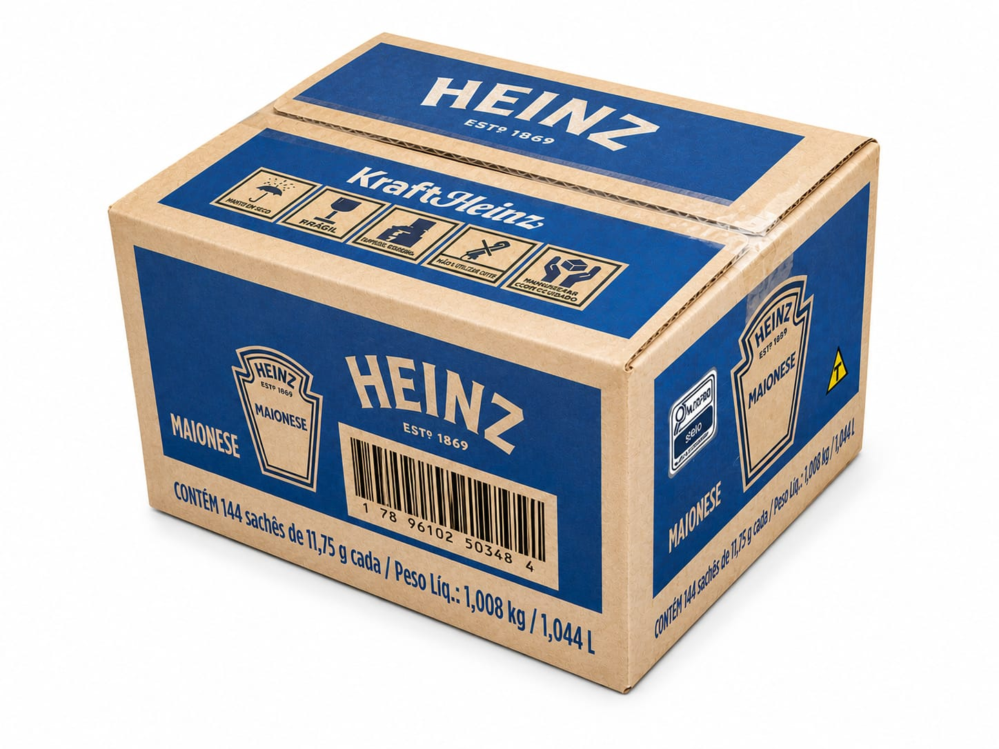 MAIONESE SHT HEINZ 7 GR CX C/ 144 SACHES